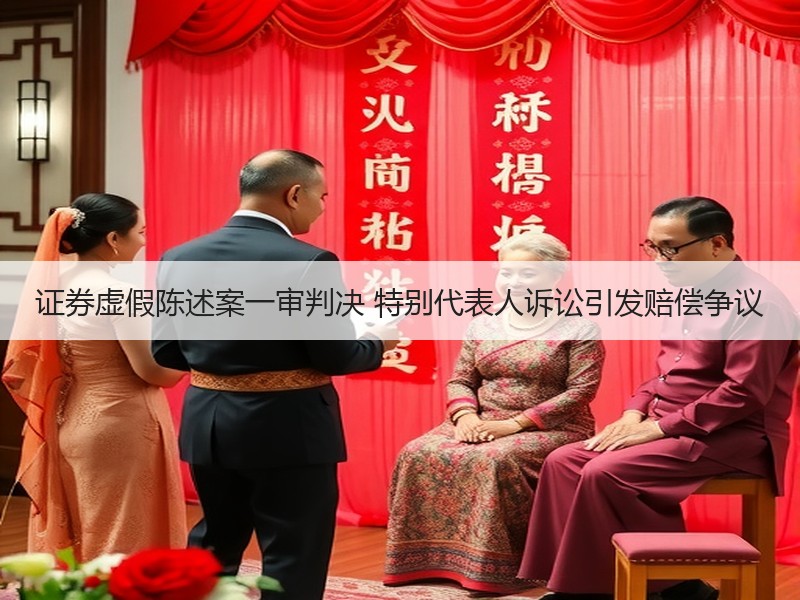 证券虚假陈述案一审判决 特别代表人诉讼引发赔偿争议