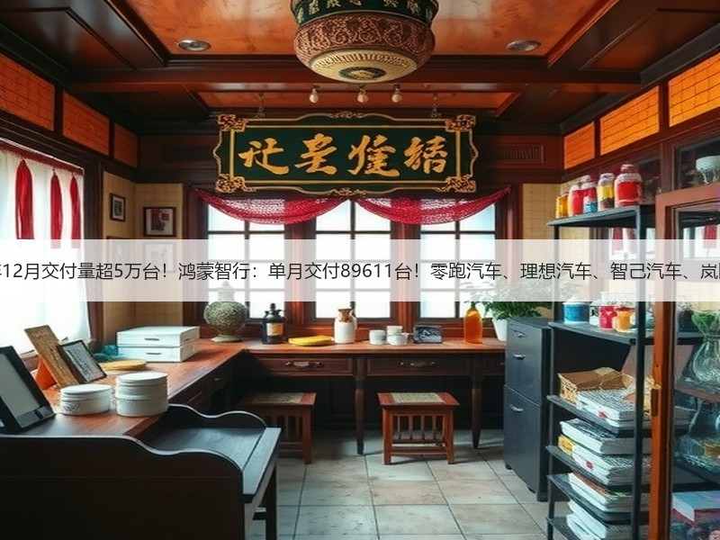 小米汽车：去年12月交付量超5万台！鸿蒙智行：单月交付89611台！零跑汽车、理想汽车、智己汽车、岚图汽车也公布了