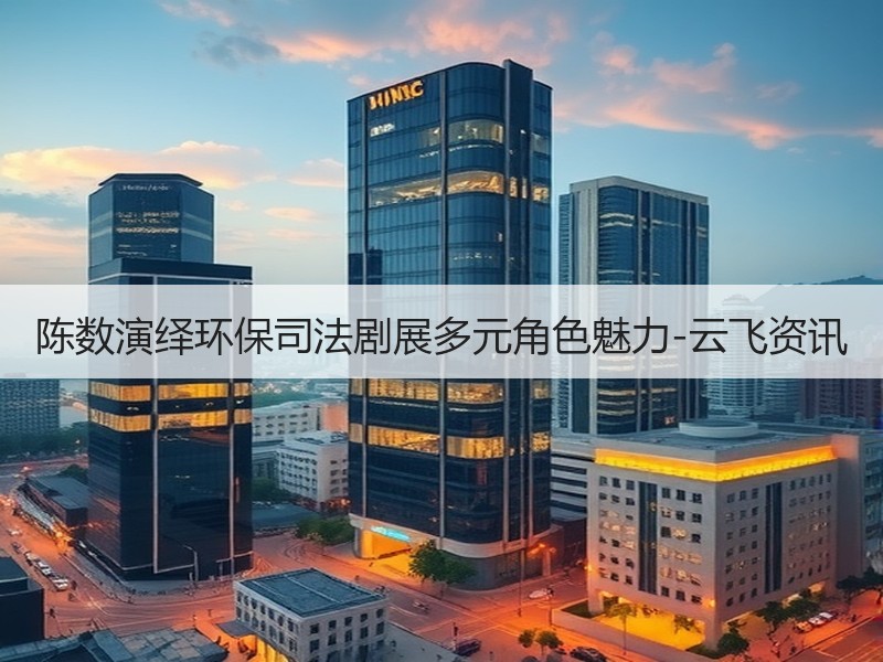 陈数演绎环保司法剧展多元角色魅力-云飞资讯