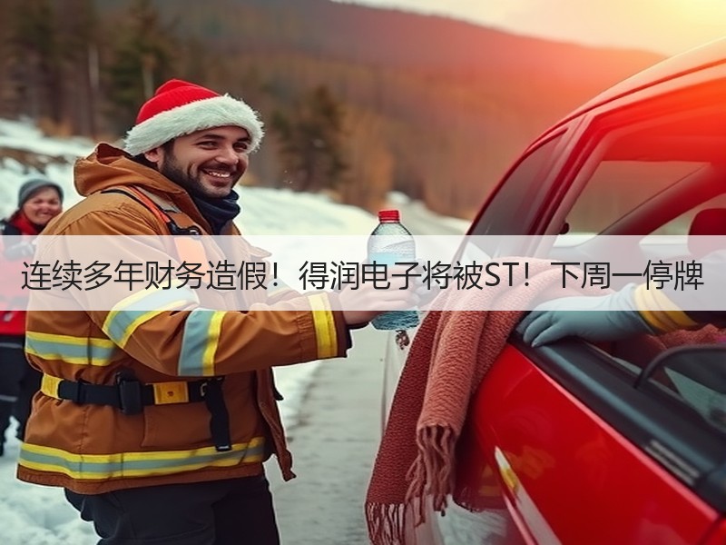 连续多年财务造假！得润电子将被ST！下周一停牌