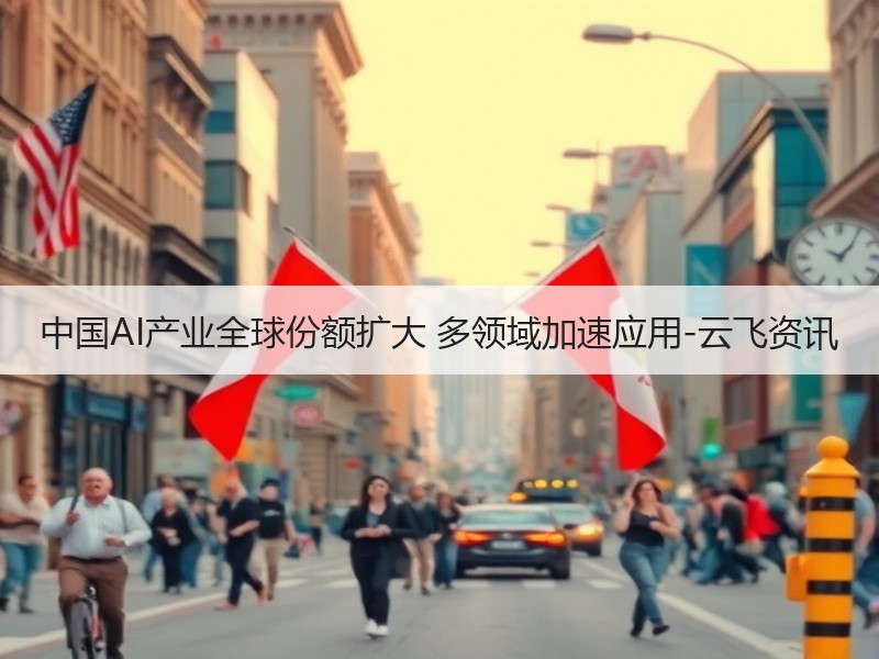 中国AI产业全球份额扩大 多领域加速应用-云飞资讯