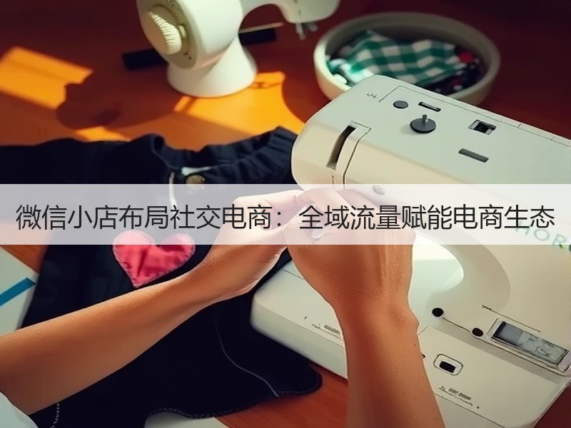 微信小店布局社交电商：全域流量赋能电商生态