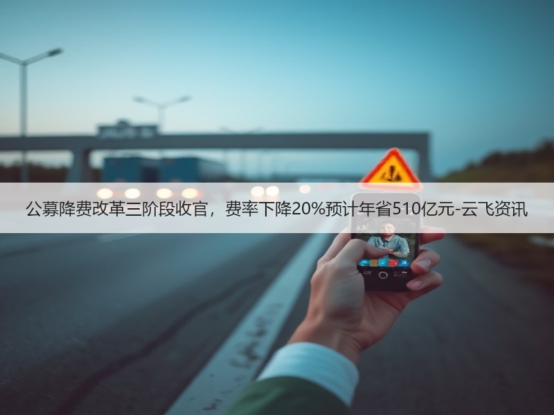 公募降费改革三阶段收官，费率下降20%预计年省510亿元-云飞资讯