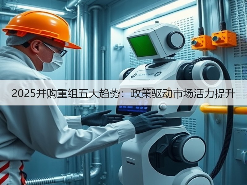 2025并购重组五大趋势：政策驱动市场活力提升