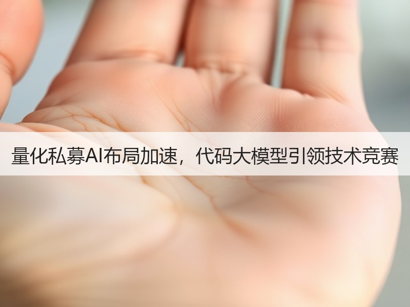量化私募AI布局加速，代码大模型引领技术竞赛