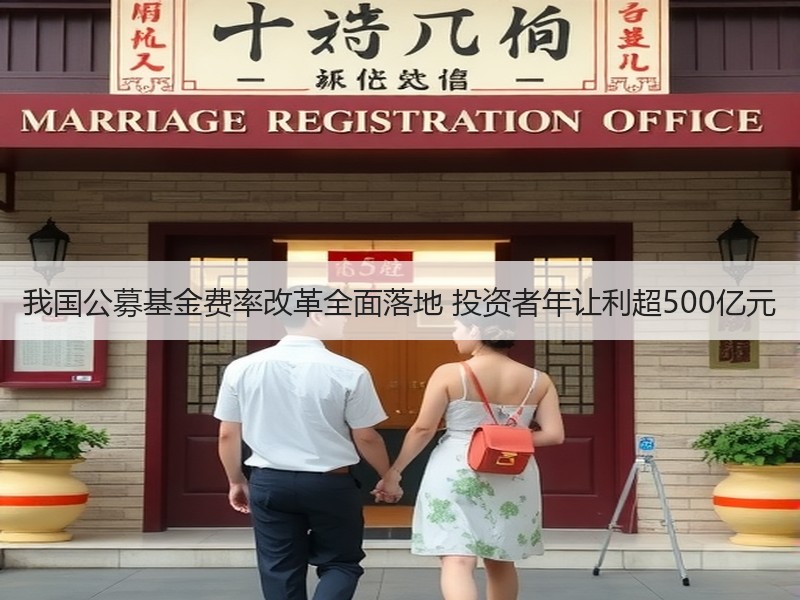 我国公募基金费率改革全面落地 投资者年让利超500亿元