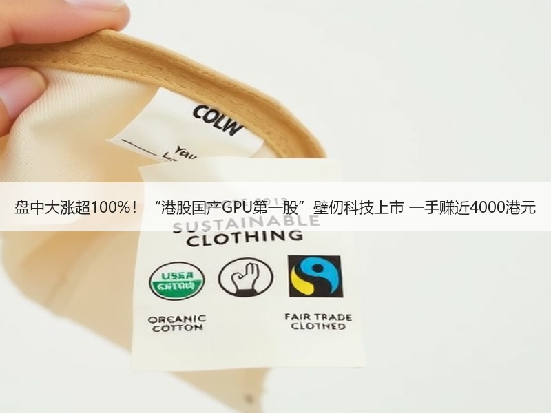 盘中大涨超100%！“港股国产GPU第一股”壁仞科技上市 一手赚近4000港元