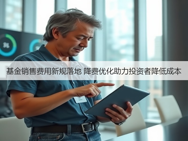 基金销售费用新规落地 降费优化助力投资者降低成本