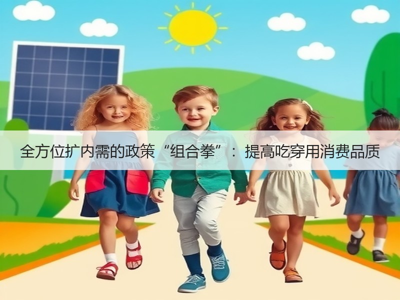 全方位扩内需的政策“组合拳”：提高吃穿用消费品质