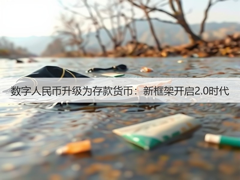 数字人民币升级为存款货币：新框架开启2.0时代