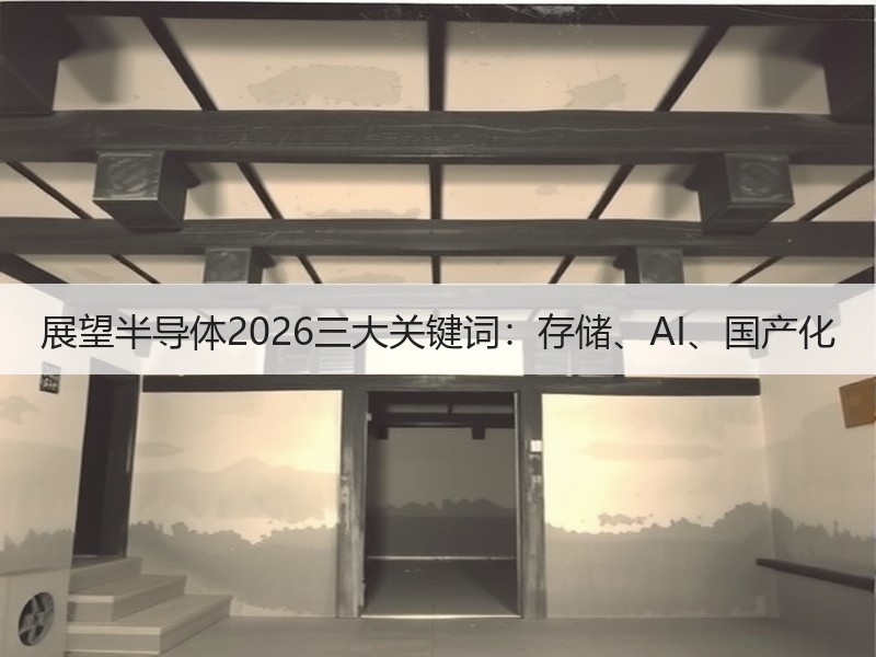 展望半导体2026三大关键词：存储、AI、国产化
