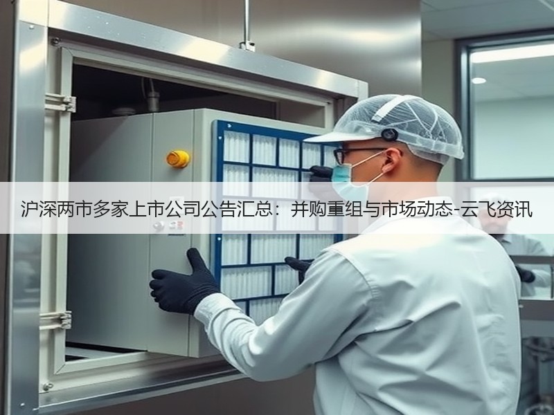 沪深两市多家上市公司公告汇总：并购重组与市场动态-云飞资讯